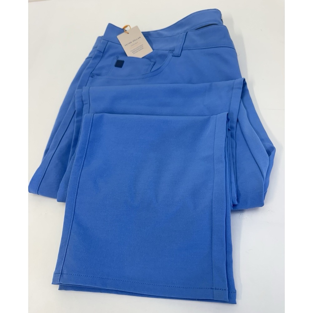 NWT Peter Millar EB66 Stretch Five Pocket‎ Golf Pants BONN Blue Size 44x34 $160